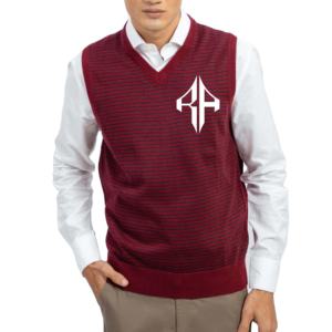 Suéter de hombre de poliéster 100% más vendido Servicio OEM de punto transpirable de alta calidad y logotipo personalizado de ATLANTIC - Product Image 1