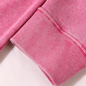 Sudadera de algodón 100% de talla grande para hombre, cómoda, patrón sólido, lavado ácido, cuello redondo, buena oferta, Jersey de punto - Product Image 5