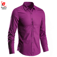 Kemeja Kantor Profesional Unisex Lengan Panjang Bahan Satin 100% Katun Kancing Depan Seragam Staf Pakaian Kerja Custom Branding Musim Semi