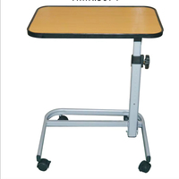 Table de lit d'hôpital pliable à prix d'usine OEM, bureau médical réglable pour usage à domicile des personnes âgées