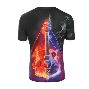 Camisetas lisas de alta calidad para hombre, camiseta blanca personalizada por sublimación, camisetas de gran tamaño para verano, venta al por mayor - Product Image 4