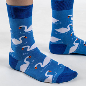 Stylish <b>Moisture</b>-Wicking Crew Bamboo Animal Patterns Eco-Friendly Comfortable Anti-Bacterial Custom Logo Wholesale for Men Women - Product Image 4