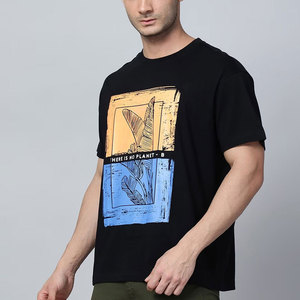 Nueva moda de moda al por mayor OEM personalizado de alta calidad de moda hombres Casual transpirable algodón camiseta para hombres - Product Image 5