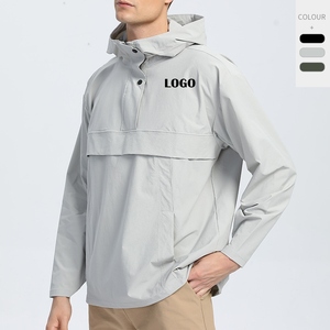 Coupe-vent d'hiver à coquille souple unisexe coupe-vent imperméable de randonnée avec fermeture à glissière et capuche avec logo imprimé sur mesure - Product Image 6