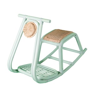 Natural Rattan Rocking <b>Chair</b> Toy for Kids Handmade Wicker Rocking Seat <b>Toddler</b> Rattan Rocker Nursery Playroom Rattan Kids <b>Chair</b> - Product Image 1