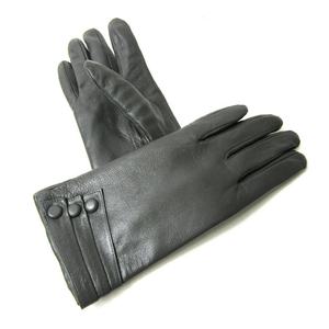 Winter <b>Ladies</b> Driving <b>Gloves</b> Breathable Genuine-Shined Leather Red PU Button Design Anti-Slip Outdoor Directly Pakistan - Product Image 5