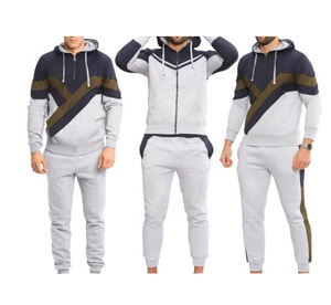 Conjuntos de entrenamiento de hombre de alta calidad con logotipo personalizado Traje de jogging polar de talla grande con impresión personalizada Trajes de chándal de hombre - Product Image 2