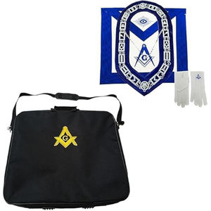 Masonic Regalia Norwood Lodge Banner con gran emblema masónico blanco - Product Image 2