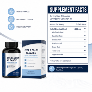 Cápsulas <span class=keywords><strong>de</strong></span> Limpieza Hepática y <span class=keywords><strong>de</strong></span> Colon <span class=keywords><strong>de</strong></span> 1000mg a Granel, Soporte Herbal Detox con <span class=keywords><strong>Alcachofa</strong></span> y Hoja <span class=keywords><strong>de</strong></span> Menta, <span class=keywords><strong>Precio</strong></span> <span class=keywords><strong>de</strong></span> Fábrica al Por Mayor - Product Image 6