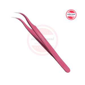 Pince à cils pour salons | Pince à épiler d'extension de cils en acier inoxydable de haute qualité C - Product Image 1