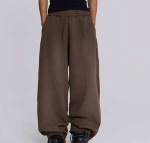 Venta al por mayor ácido lavado pantalones de chándal de los hombres de alta calidad pantalones de chándal con bolsillos logotipo personalizado pantalones de chándal para los hombres - Product Image 5