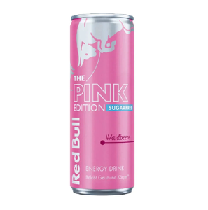 Red Bull authentique, édition rose, saveur de baies sauvages, boisson énergisante sans sucre, 24x250ml, canettes, vente en gros, approvisionnement en vrac - Product Image 3