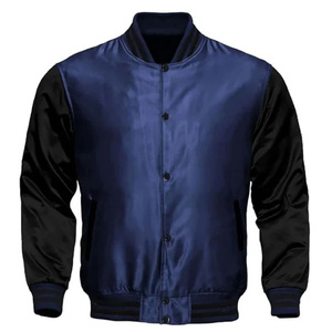 Chaqueta Universitaria para Mujer con Acabado Satinado de Alta Calidad, Chaquetas para Hombre con Parches, Ajuste Cómodo, Chaqueta Universitaria de Moda - Product Image 3