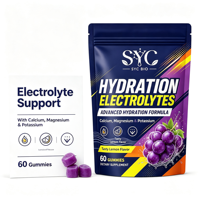 SYC BIO Elektrolyt Gummies, Hydratatie voor hardlopen, fietsen, fitness, Calcium Magnesium Kalium, 60 stuks, OEM ODM Private Label