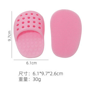 Nuevo cepillo de silicona con orificios para lavar la cara, con cerdas suaves personalizadas, mini cepillo de dedo para limpieza facial y eliminación de puntos negros - Product Image 3