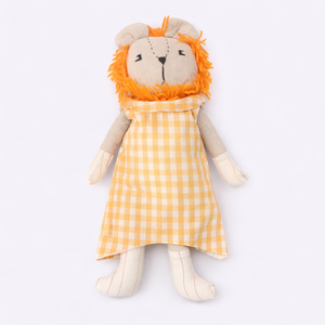 Muñeca de Peluche de Leona Súper Suave para Niñas, Juguete de Peluche Kawaii con Peso, Personalizable para el Día de San Valentín, Relleno de Algodón PP, en Caja, 16 Pulgadas - Product Image 1