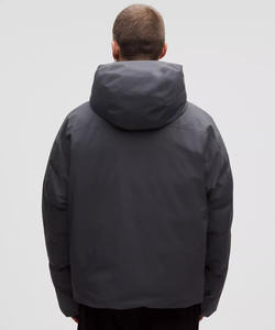 Veste matelassée pour homme en gros, logo personnalisé de haute qualité, coupe-vent à capuche, tendance, vêtements d'extérieur d'hiver, veste de qualité supérieure - Product Image 3