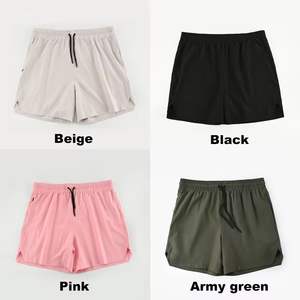 Shorts de sport pour hommes, style streetwear, en spandex/polyester, séchage rapide, respirant, décontracté, vente en gros - Product Image 2
