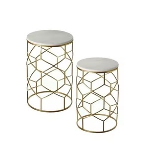 Tables décoratives en métal à base de fil de qualité industrielle avec une finition enduite de poudre lisse et propre - Product Image 6