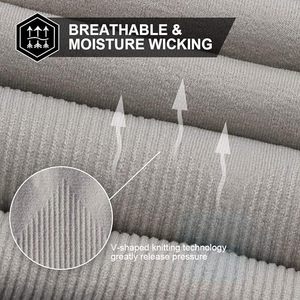 Manchons de bras unisexes en coton 100% (240g) à séchage rapide, respirants et anti-UV pour le sport en extérieur, la course et le cyclisme en été - Product Image 5