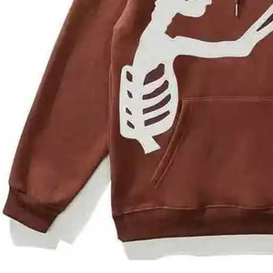 Sudaderas con Capucha Personalizadas con Estampado Puff para Hombre, de Primera Calidad, 100% Algodón, Felpa, Ecológicas, Ropa Casual de Verano, Color Sólido - Product Image 4