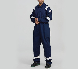 Logo personnalisé OEM 100% coton anti-incendie combinaison d'électricien sécurité mécanique ingénierie uniforme soudeur huile et combinaison de champ - Product Image 5
