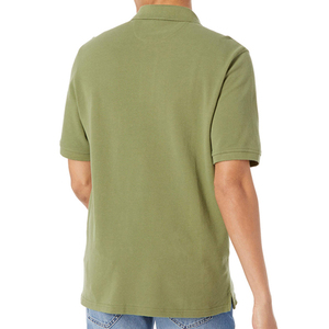 Vente chaude polos en coton à manches courtes à séchage rapide pour hommes avec impression par transfert de chaleur Logo de marque personnalisé pour hommes pour T-shirt polo - Product Image 3