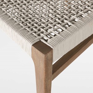 Apilamiento de madera de teca duradero para muebles de exterior y jardín, sillas elegantes de cuerda de alta calidad, el más vendido, venta al por mayor - Product Image 5