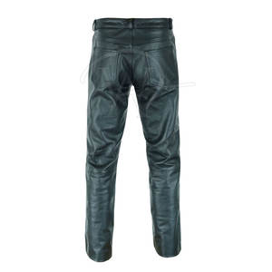 Pantalons en cuir pour hommes personnalisés de style unique à vendre pantalons en cuir pour hommes personnalisés de votre propre conception - Product Image 2
