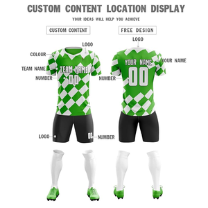 Uniforme de fútbol unisex de alta calidad, conjunto de secado rápido y transpirable, logotipo personalizado, precios al por mayor - Product Image 3