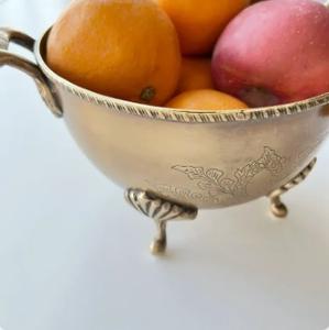 Cuenco de latón vintage hecho a mano bellamente Pulido-latón puro para decoración del hogar y ocasiones de boda para mercados de exportación - Product Image 2