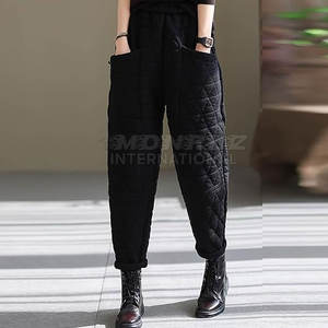 Custom Logo Unisex Puffer <b>Down</b> <b>Trousers</b> Winter Thermal Jogger Pants Outdoor Unisex Insulated Puffer <b>Trousers</b> - Product Image 4