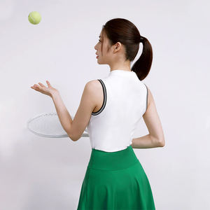 Top qualité personnalisé femmes Tennis uniforme 2025 sublimer Tennis porter Badminton uniforme à vendre - Product Image 2