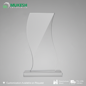 Trofeo Acrílico Polido con Diseño de Onda Infinita, Duradero y de Alta Calidad, Premio Deportivo Corporativo, Reconocimiento a Empleados, Venta al Por Mayor - Product Image 5