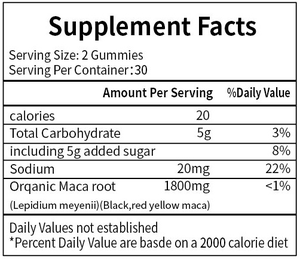売れ筋独自ブランドメンズエナジーサプリメント、天然で強力なマカグミ、マカグミ卸売 - Product Image 4