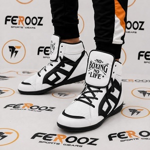 Producto Más Vendido, Zapatos de Boxeo Profesionales de Cuero, NO Boxing No Life, Ligeros, de Primera Calidad, Venta al Por Mayor - Product Image 2