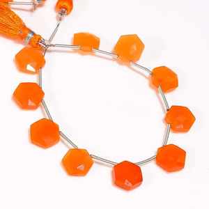 Cuentas de Piedra Cornalina Natural Facetadas en Forma de Moneda de 10-10.5mm, Cuentas Sueltas de Cornalina para Fabricación de Joyas, Venta al Por Mayor - Product Image 3