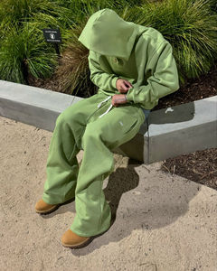 ชุดเซ็ตเสื้อฮู้ดดี้และกางเกงขายาวทรงบэгกี้ปักลายแบบกำหนดเองได้เต็มที่ สไตล์ Y2K ประดับคริสตัล - Product Image 3