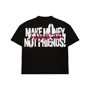 Camiseta Gráfica Extra Grande Personalizada, 100% Algodón, Estilo Vintage Lavado, Ropa Urbana para Hombre y Mujer, Unisex, Camiseta Estampada, OEM, ODM - Product Image 2