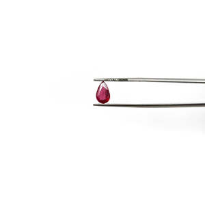 Natural Bangkok Ruby <b>Beads</b> Calibrated Pears 6x9mm 7x10mm Faceted Brilliant Oval Cut Fine Quality Loose Gemstone Heat Treated <b>Red</b> - Product Image 5