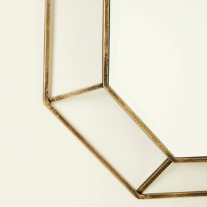 Wholesale Custom Antique Style Luxury <b>Large</b> Metal <b>Frame</b> Hanging Wall Mirror Modern Bathroom Decorative Circle Glass Home - Product Image 2