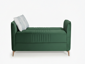 Sofá Cama Extensible Portátil Convertible con Estructura de Madera Maciza, Mecanismo Click Clack, Tapicería de Tela Estilo Europeo - Product Image 3