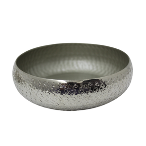 Bol rond en fer en vrac en gros couleur argent style classique bol de service et bols de vaisselle pour la cuisine et la table - Product Image 3