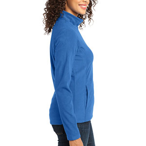 Chaqueta bordada personalizada de Invierno para mujer, chaquetas personalizadas con cremallera completa de microfibra para mujer - Product Image 3