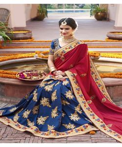 ส่าหรีงานปักแฟชั่นใหม่พิเศษงานตัดเย็บเสื้อผ้าพื้นเมือง - Product Image 2