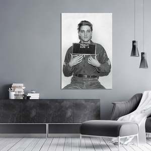 For Elvis Presley Mugshot Police Photo <b>Poster</b> Black Frame for Wall Decor - Product Image 2