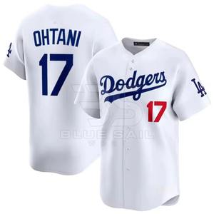 Camiseta de Béisbol de los Dodgers Personalizable, 100% Poliéster, Talla Grande, Transpirable, con Nombre del Equipo y Logotipo Frontal - Product Image 3