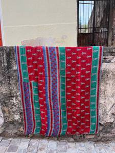 Edredón Reversible Kantha de Algodón Premium – Manta Hecha a Mano de Estilo Vintage para Camas Queen y King - Product Image 3