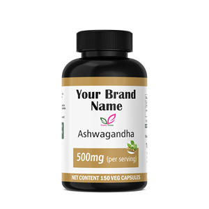 Cápsulas de extracto de Ashwagandha Cápsulas hebrales de AshwagandhaPersonalizar Cápsulas de Ashwagandha de etiqueta privada - Product Image 1