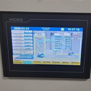 Máquina de Liofilización de Acero Inoxidable, Liofilizador Doméstico de Pequeña Escala para Alimentos Crudos para Mascotas, Golosinas para Perros, Pechuga de Res y Pollo - Product Image 4